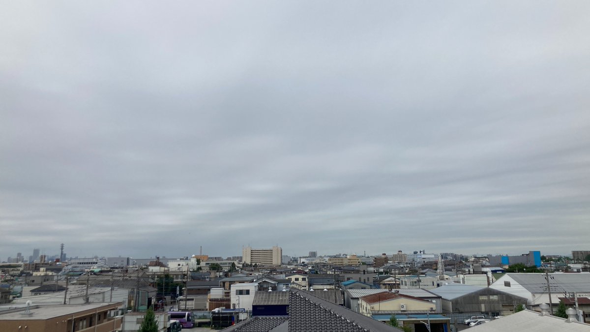 TAIHO_tweet's tweet photo. おはようございます😄
#川口市 は曇り☁️☁️☁️
今日の朝は涼しめでしたね...このまま暑くならずにすむかも？
では今日も頑張ります。

#企業公式相互フォロー 
#企業公式が毎朝地元の天気を言い合う https://t.co/nDOQrkwLCD