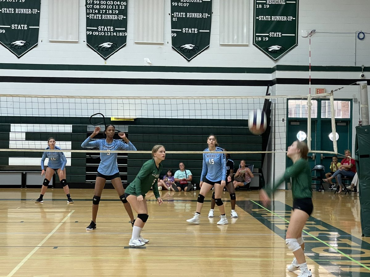 EaglesPrincipalJHS (@jhsprin_wjcc) on Twitter photo Volleyball scrimmage action with the Eagles and Lions of <a href="/WarhillHigh/">Warhill High School</a>! Great attendance and spirit from both schools. Good luck on your seasons! #EaglesENGAGE Volleyball scrimmage action with the Eagles and Lions of <a href="/WarhillHigh/">Warhill High School</a>! Great attendance and spirit from both schools. Good luck on your seasons! #EaglesENGAGE