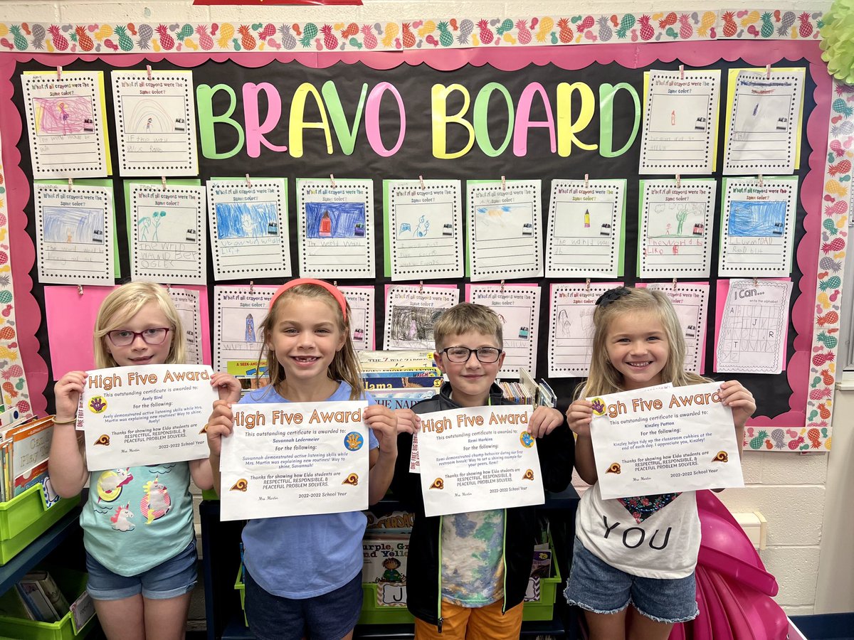 MrsMartinSmiles's tweet photo. Our first High Five Wednesday of the school year! #CelebrateStudents #PBIS #HighFiveAwards 🖐🏼🖐🏼🖐🏼 https://t.co/HR9oFAcFZP