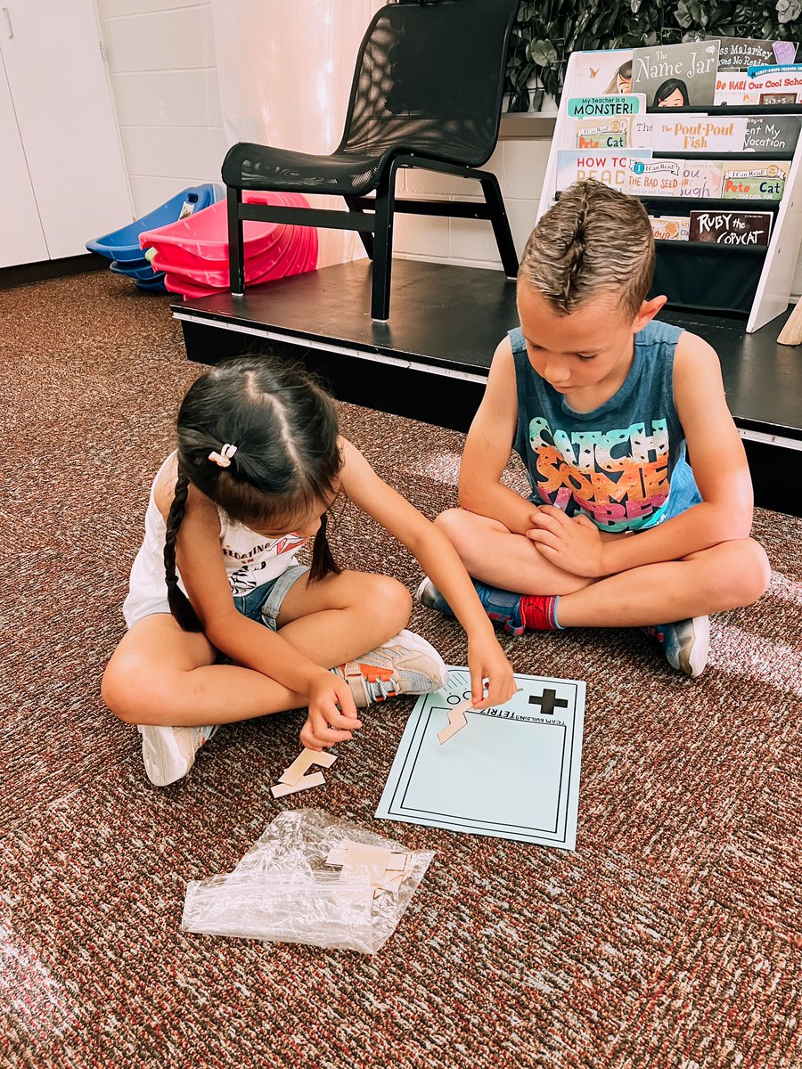 MissGreenPTE's tweet photo. We worked on our teamwork and cooperation today as we tried to solve this Tetris puzzle! https://t.co/VRvMg7cmmE