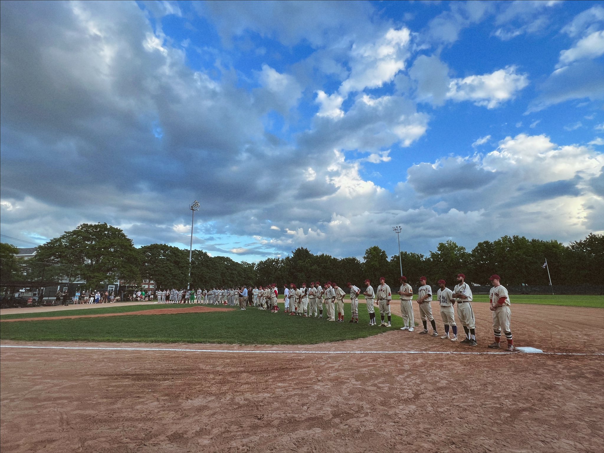 Oldtime Baseball Game at St. Peter's Field in Cambridge