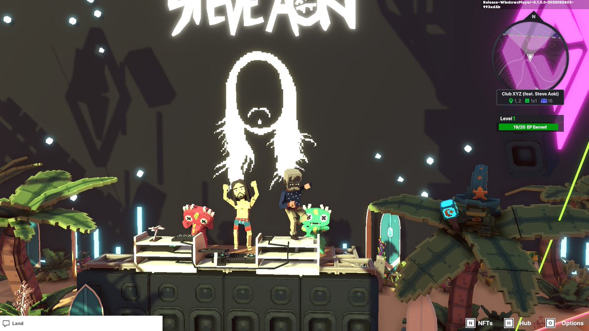 MikiHouse95's tweet photo. @TheSandboxGame @steveaoki I just participated in the #SandboxAlphaS3Giveaway for a chance to win 500 SAND! On stage with Steve Aoki, check out my screenshot below!
👇 https://t.co/hSubosUWvX