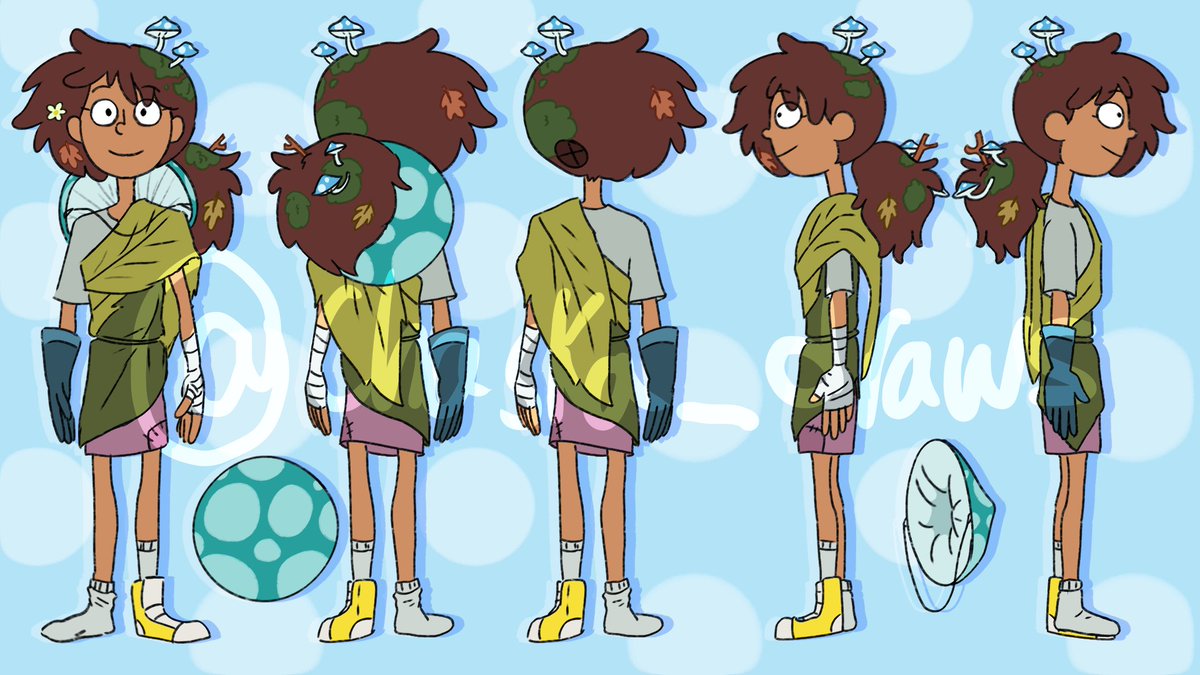 Anne's desing for my #amphibia Au 