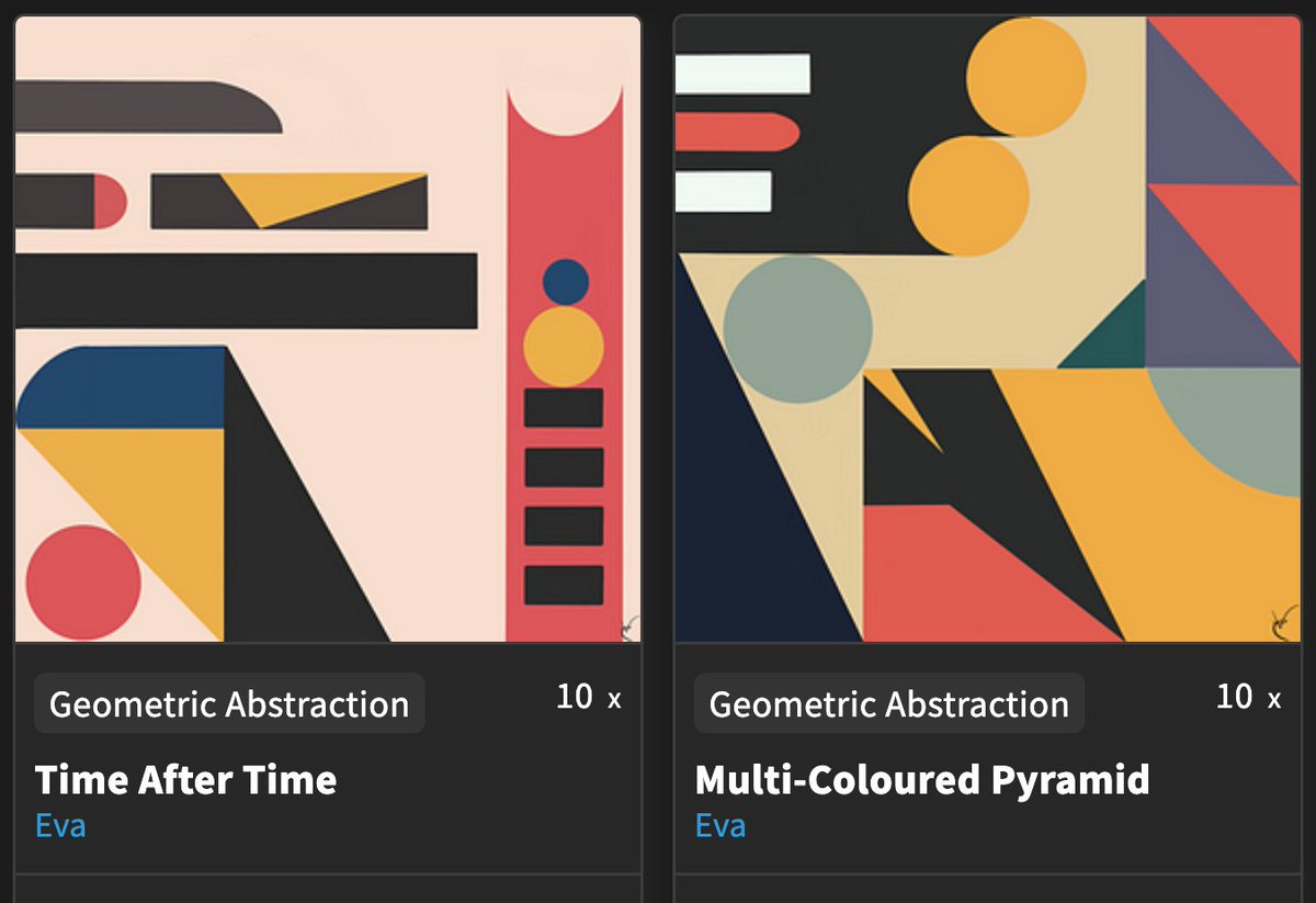 lukasz_x2's tweet photo. I'm happy to turn my Quadz sales into two purchases from @eva_andelinaa's Geometric Abstraction series.  
#tezos4art

https://t.co/Rfeb9KrxLC https://t.co/TLk7c4QV6g