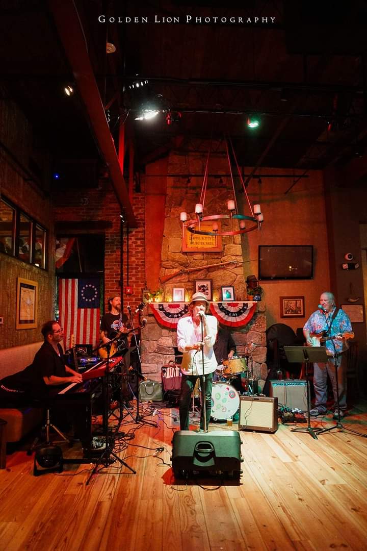 MenotomyGrill's tweet photo. From our Thursday Night Live Music Series a few weeks back, we presented our annual night of music tributing co-founder of Canned Heat and Arlington's own, Alan "Blind Owl" Wilson. 
This year we featured Dennis Brennan plus guests!
Thank you to everyone who came out! 🧡🥂 https://t.co/bW3FMgPbqH