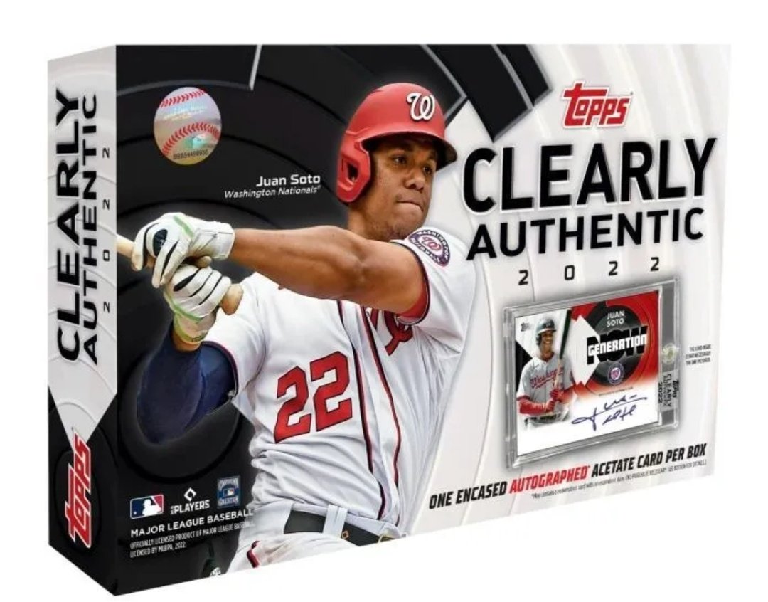 TresorSports's tweet photo. 🚨FOLLOWER ALERT🚨
2022 TOPPS CLEARLY AUTHENTIC HOBBY BOX -LIVE BOX RIP ON TWITTER
8/24 11:30PM/8:30PM EST/PST
#thehobby #Topps #baseballcards #sportscards #TradingCards #whodoyoucollect #sportscardsforsale #LIVE #HobbyBox #ToppsClearlyAuthentic #MLB
@JakeMc945 @SportsCardBOT https://t.co/dVHbXSy4hv