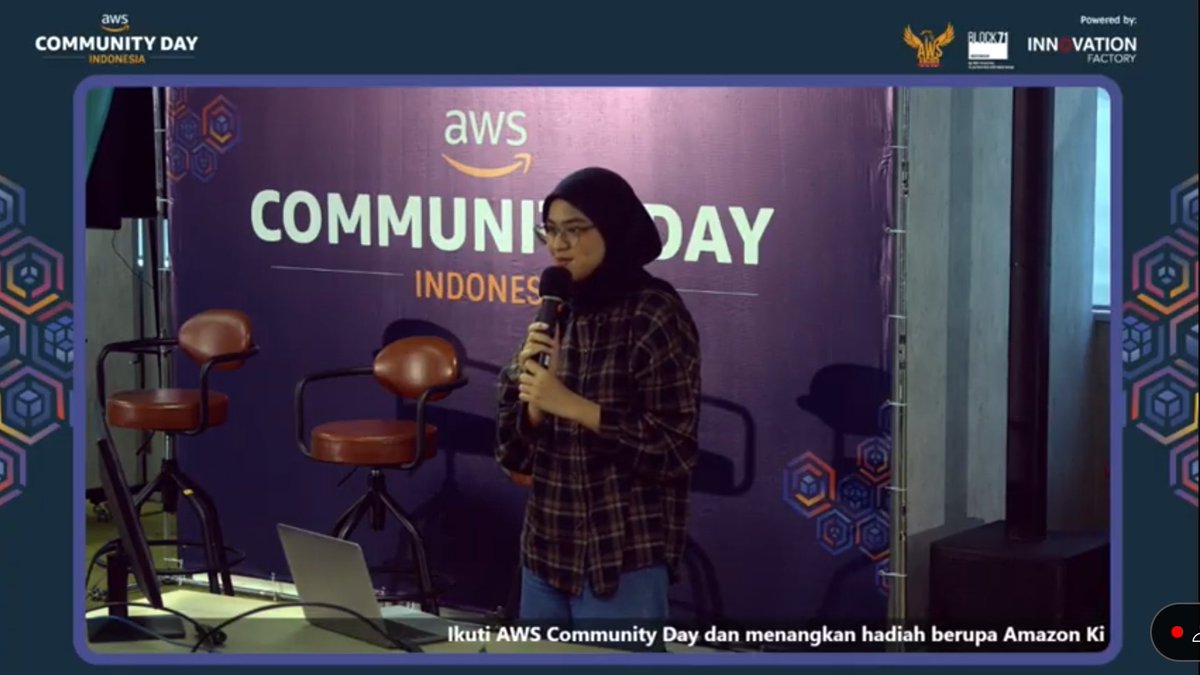 annorawr's tweet image. Mba kessie keren banget :&quot;) baru lulus kuliah September 2021 lalu udah kerja di start up gede :&quot;) kece sih @awsugjkt #AWSCommunityDay2022 #awsugid #awsugjkt