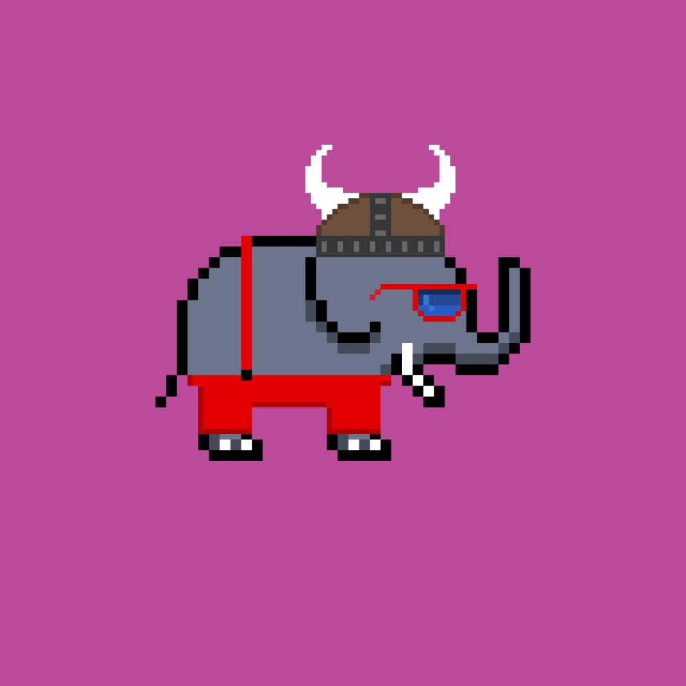 Aaaaaand another one‼️

Pixelephant #0077 aka “The Rouge Viking” aka “The Red Devil” has been collected by <a href="/Mahsa_se_nft/">Mahsa Se</a> 🔴♦️🏎❤️‍🔥😍🐘
<a href="/rarible/">Rarible</a> 

Join the March 🐘🐘🐘

#NFTCommunity #tezos #pixelart