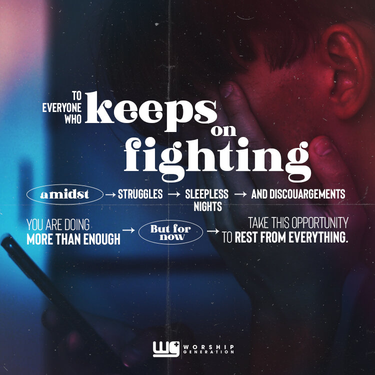 WorshipG_7's tweet image. You are not alone... let God take the lead and leave everything to Him! Believe that His plans for you are the best and these will come at the perfect timing.

#DailyDoseOfFaith #WorshipGeneration #Worship #MakeWorshipALifestyle #JesusLovesYou #Devotional #BibleJournaling