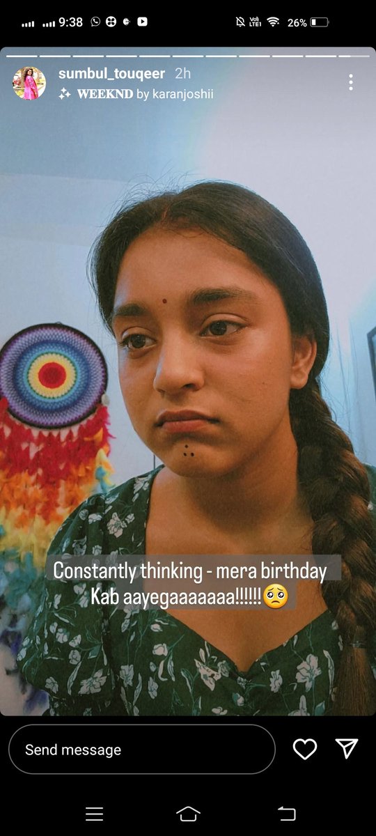 koganti_rajani's tweet photo. Meri birthday kab aayegi
Sumbul jaldi ayegi 60 days to go
Face dekho kitna pyaar lagta hai
Sumaan nahi imlie nahi
Fahmaankhan nahi imlie nahi
IMLIE 2 WITH SUMAAN ONLY ONE
@fahmaankhan
@TouqeerSumbul
#AryanSinghRathore
#imle
#Arylie https://t.co/BqcVhZtEmG