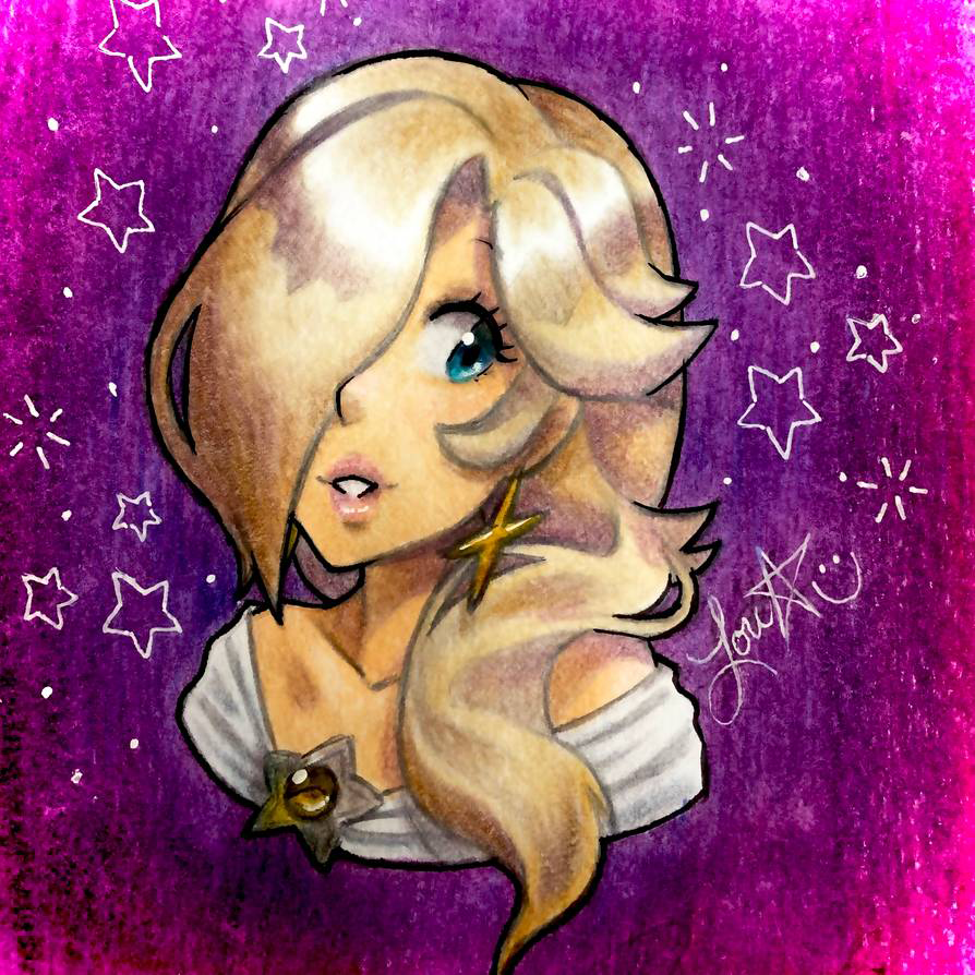 NintendoKiddo64's tweet photo. I see that Rosalina is trending?? I will share some old art with you lovely people 💜✨
#Rosalina #traditionalart #fanart https://t.co/SYozvW70B4