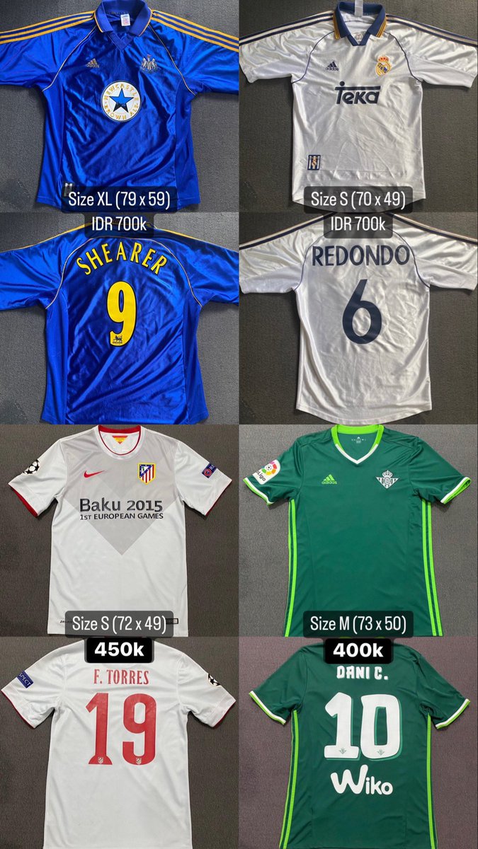 #Jersey4sale 

Harga &amp; Size di gambar

Detail/nego DM/ wa.me/6281937777042 

Tokopedia: tokopedia.com/gosipkaen 

Nitip kak <a href="/Jerseyforum/">Si Paling Jersey</a> <a href="/cahyoarif/">442_STORE</a>  <a href="/jerseysneil/">#lelangsneil</a> <a href="/terry_ballpet/">ballpet Football Shirt</a> <a href="/indonesianjsy/">Indonesian.Jersey</a> <a href="/RCJerseyOri/">#RCJerseyOri Football Shop</a> <a href="/Pagarbetisfs/">Lelang Jersey #betis</a> <a href="/NangorianSports/">ig: nangoriansports | 🇮🇩🍉</a> @crossing_jersey