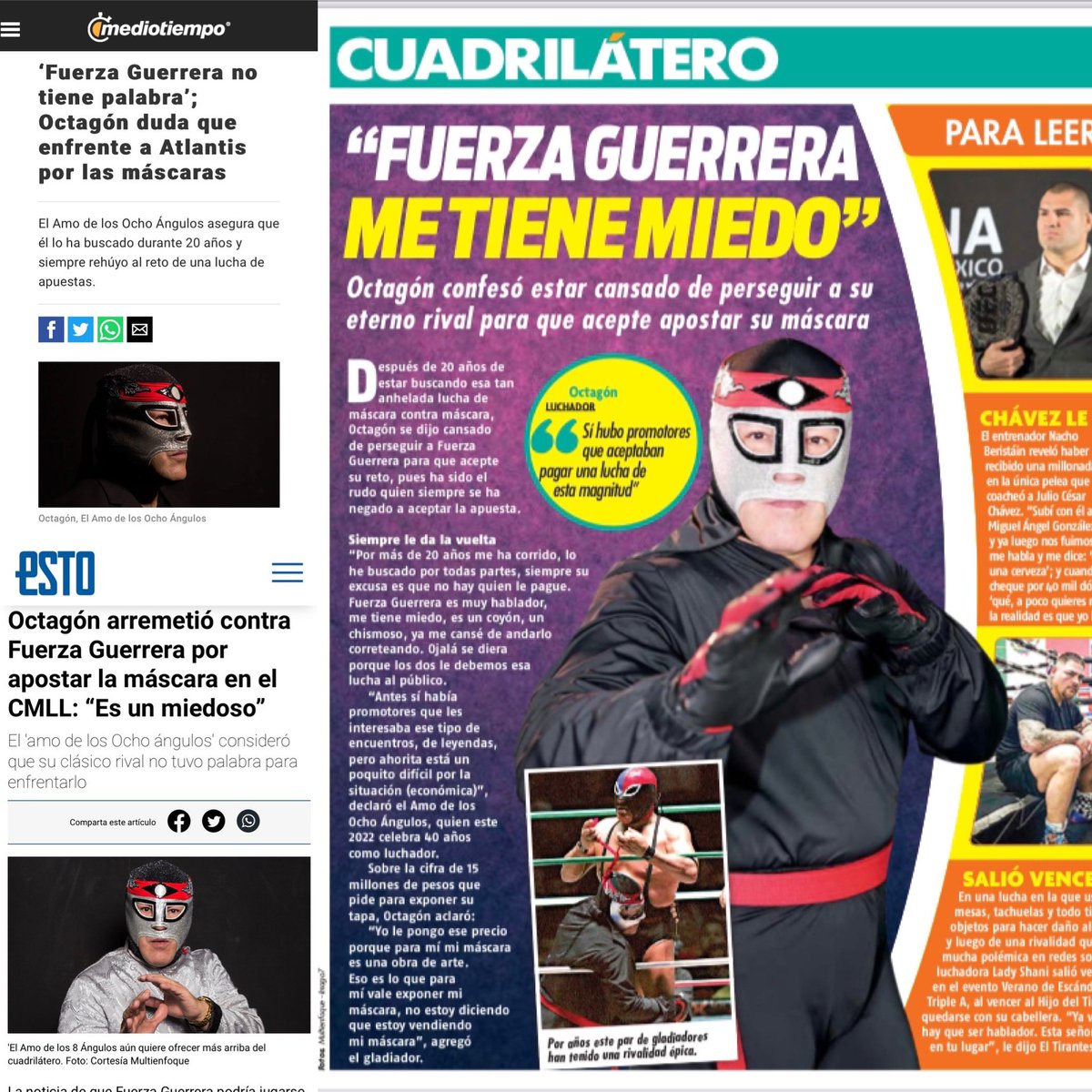 Multienfoque1's tweet photo. @Octagon_real #entrevistas #pasala #mediotiempo #esto 🐉 “El Amo de los 8 ángulos” https://t.co/OdOXBt99hR