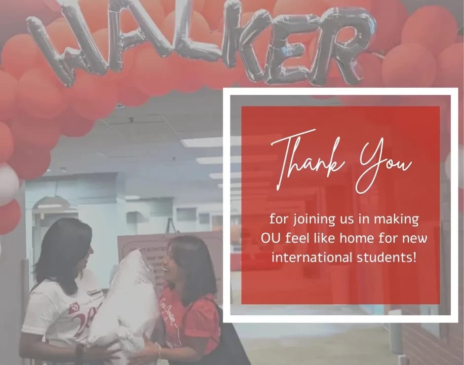 goglobalOU's tweet image. #OUMoveIn22 x international students 

THANK YOU @OU_HRL  for checking in our students after hours, @DiversityOU  for sponsoring linen sets for new students, @oucis, and most importantly: our international student volunteers who helped us welcome OU's global Class of 2026!