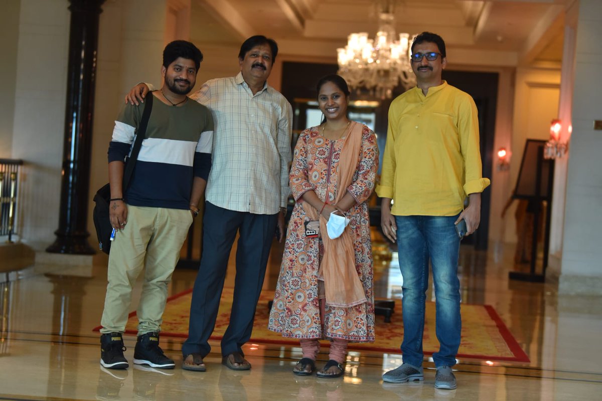 ProRekha's tweet photo. The best team to work with #TeamRapo 

@PulagamOfficial #Warrior https://t.co/1K9XMRnIqa