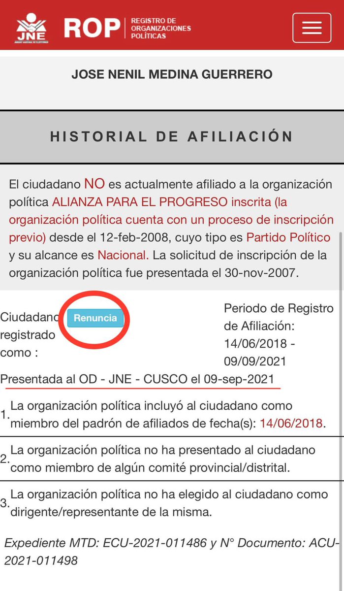 Alianza Para el Progreso tweet media
