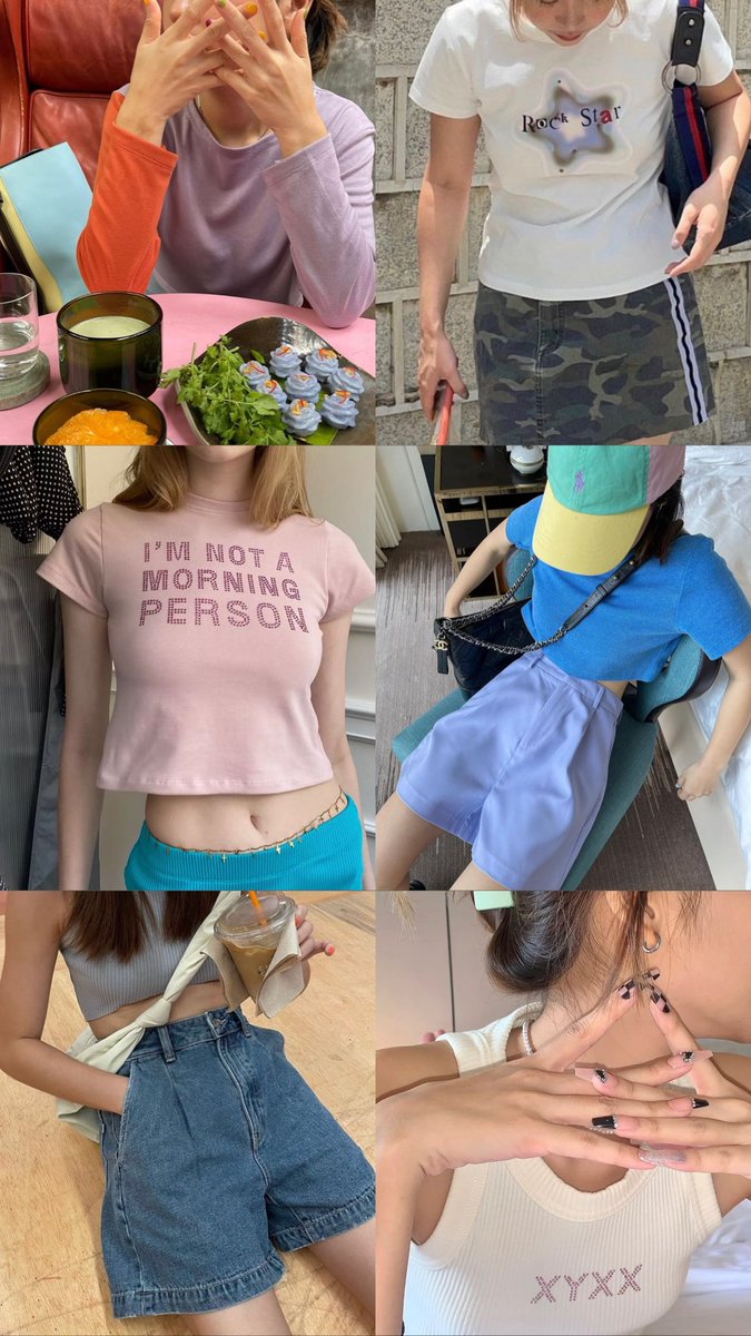 ifeelsopeach's tweet photo. เธรดรวมเสื้อครอป baby tee กางเกง กระโปรง ที่พีชชอบในช่วงนี้ ( เอาไปแต่งลุค y2k หรือแต่งลุคน่ารักๆ ได้หมดเลยค้าบ ) 💐⭐️🍊 ✿ ‧₊˚ https://t.co/7HFjxeGj6m