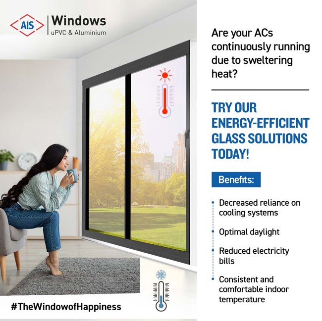 ais_windows's tweet photo. Equip your homes with energy-efficient window and door solutions and enjoy the benefit of low energy costs while minimizing environmental concerns.
For any queries, visit https://t.co/PdfnGGxbzf or call at 1800-103-4805.
#AISWindows #AIS #EnergyEfficientWindow https://t.co/ZDmy7YnwiA