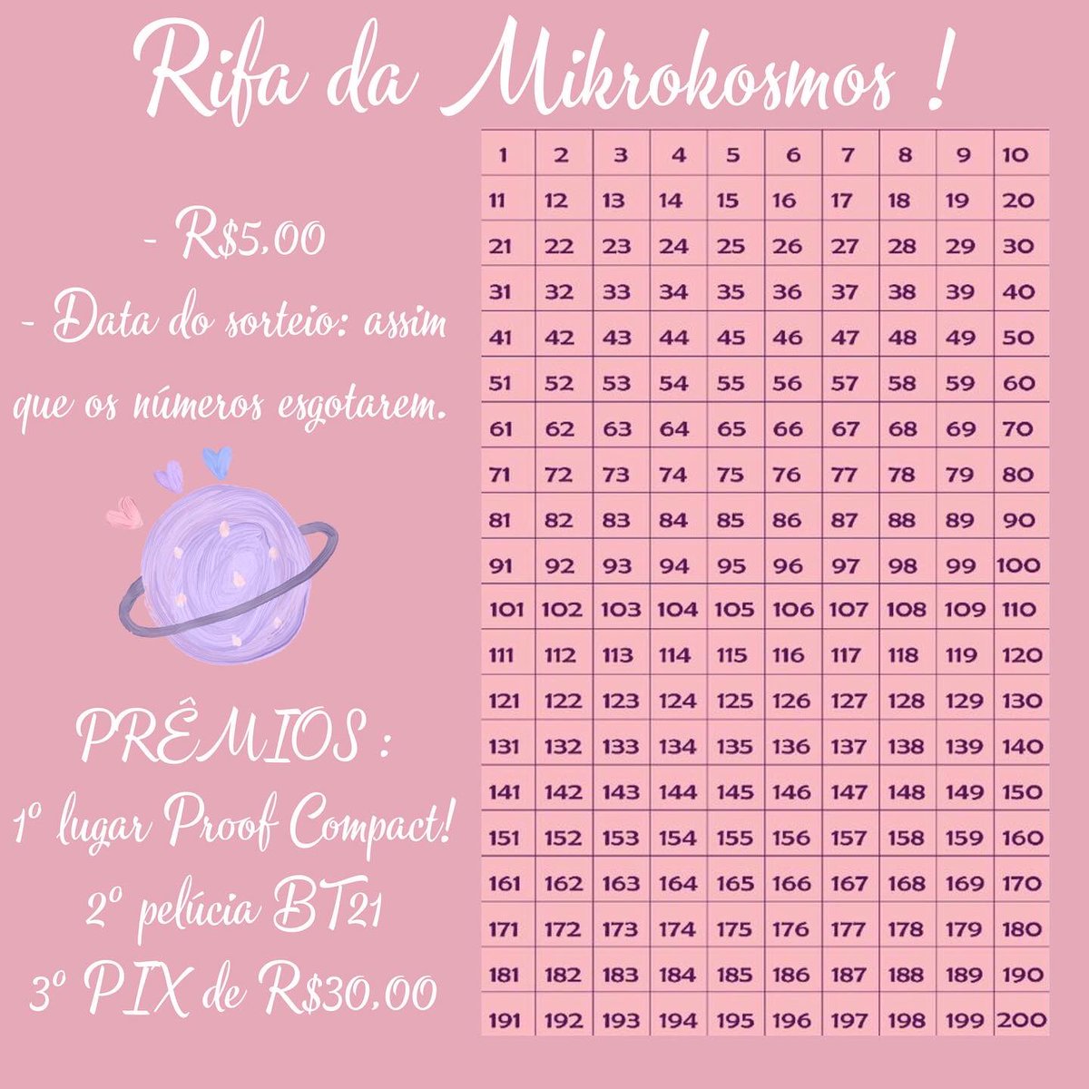 MikrokosmosBra's tweet photo. RIFA PARA GANHAR PROOF, BT21 e PIX !?? TEMOSS https://t.co/dY41Y9zgMm