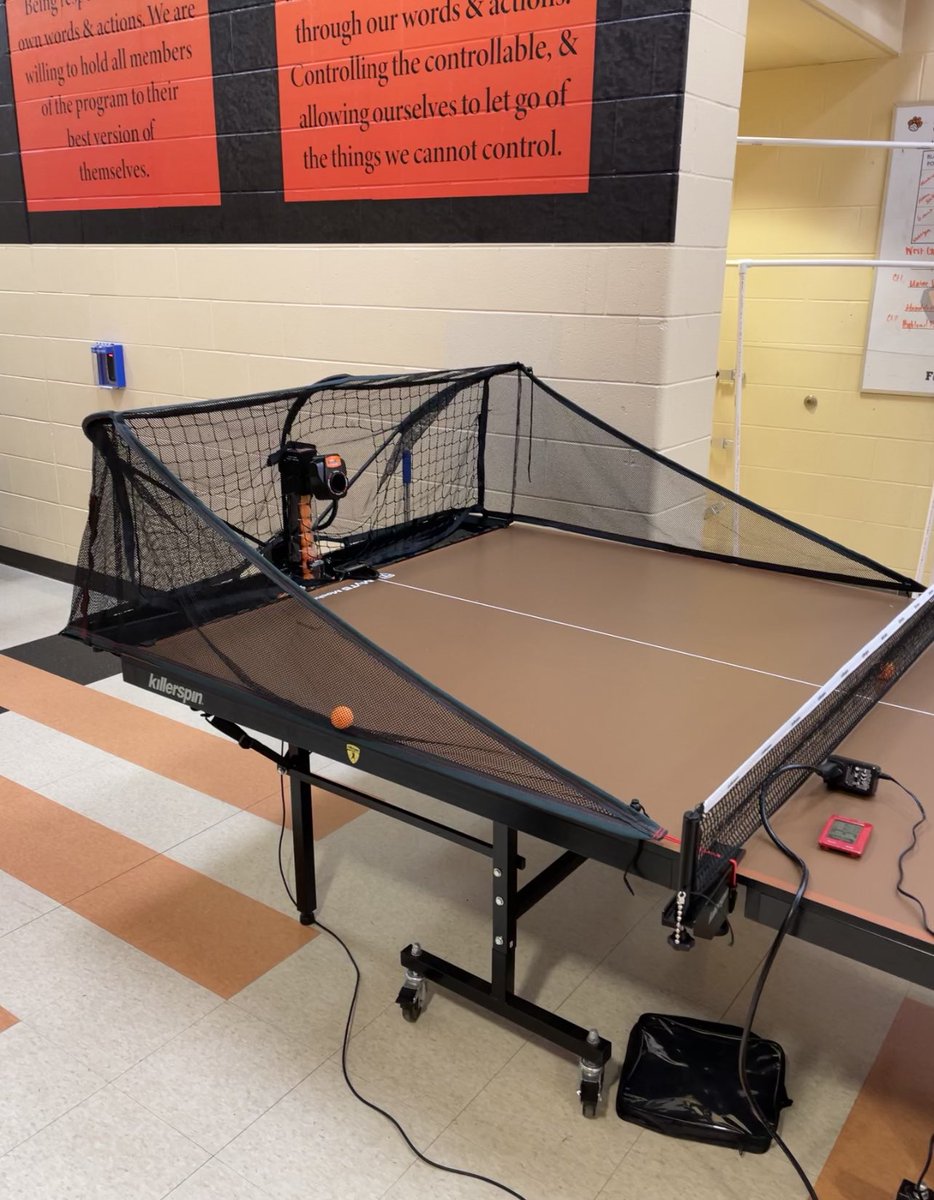 Ping pong club 2022-23🏓 Episode 01 - Successful 1st day! Lots of energy,  lots of fun and a ping pong robot! See you next week! #LvillePingPong  #D128UnionStrong #pingpong #D128DARING