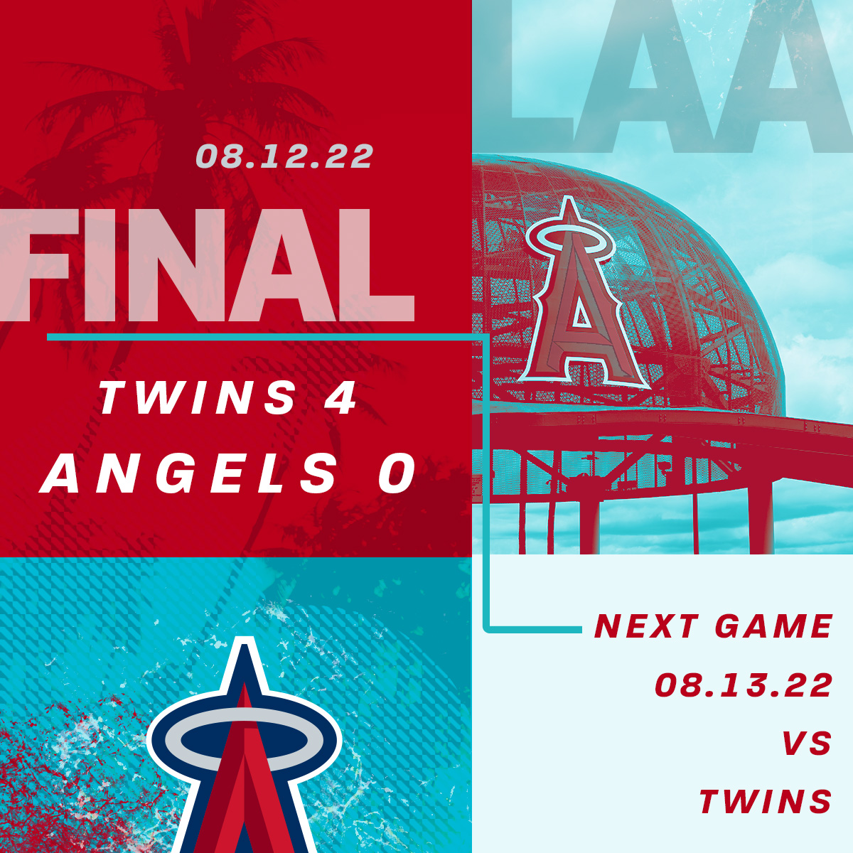 Locked On Angels on X: SAY GOODNIGHT TO THE BRAVES! FINAL: LAA 4