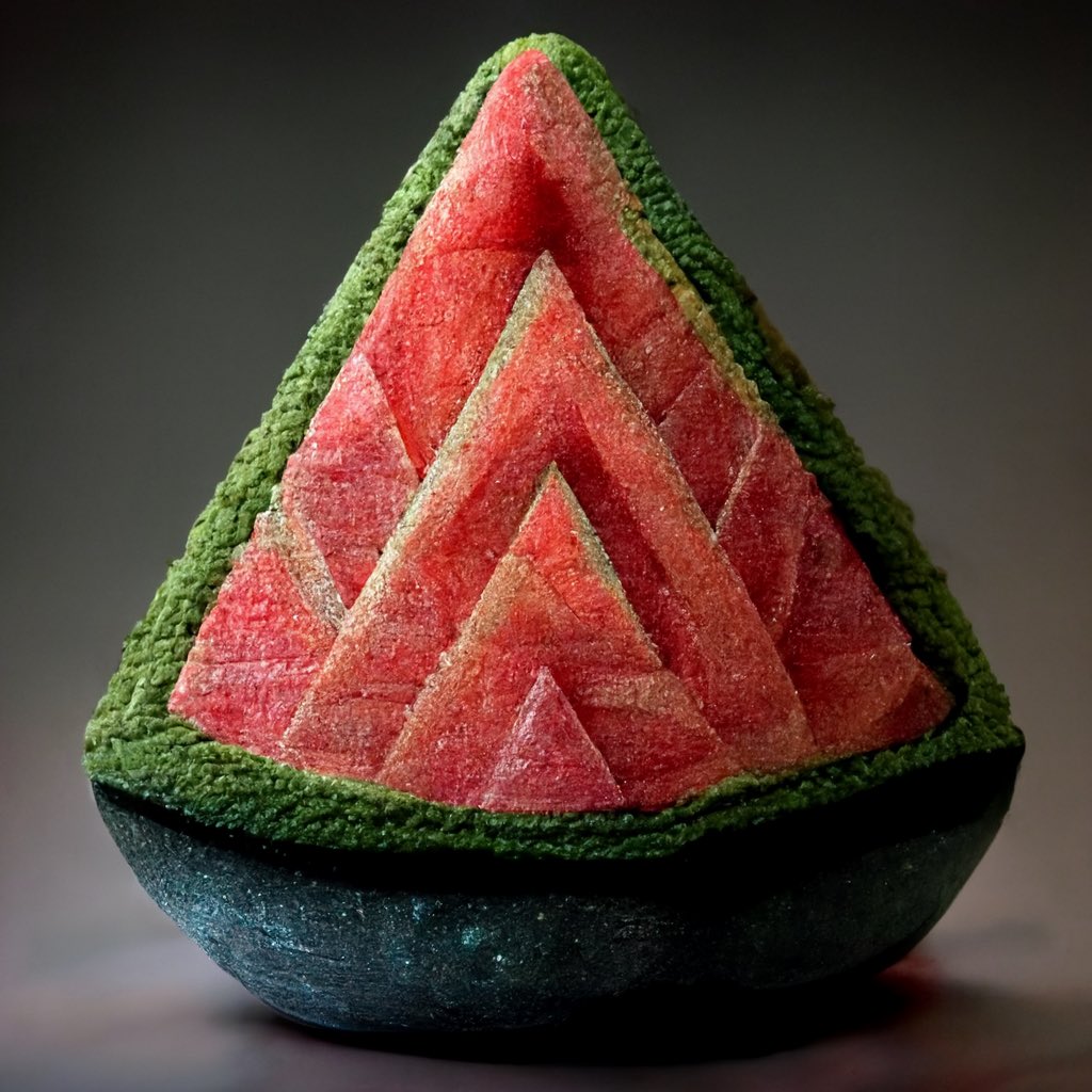 agentsoftheuni's tweet photo. Modern Watermelon Art                                                                   #aiart #art #oilpainting #art #artist #love #drawing #photography #artwork #painting #fashion #artistsoninstagram #beautiful #illustration #digitalart #design #photo #sketch #style #draw https://t.co/QDGKWKfIbI