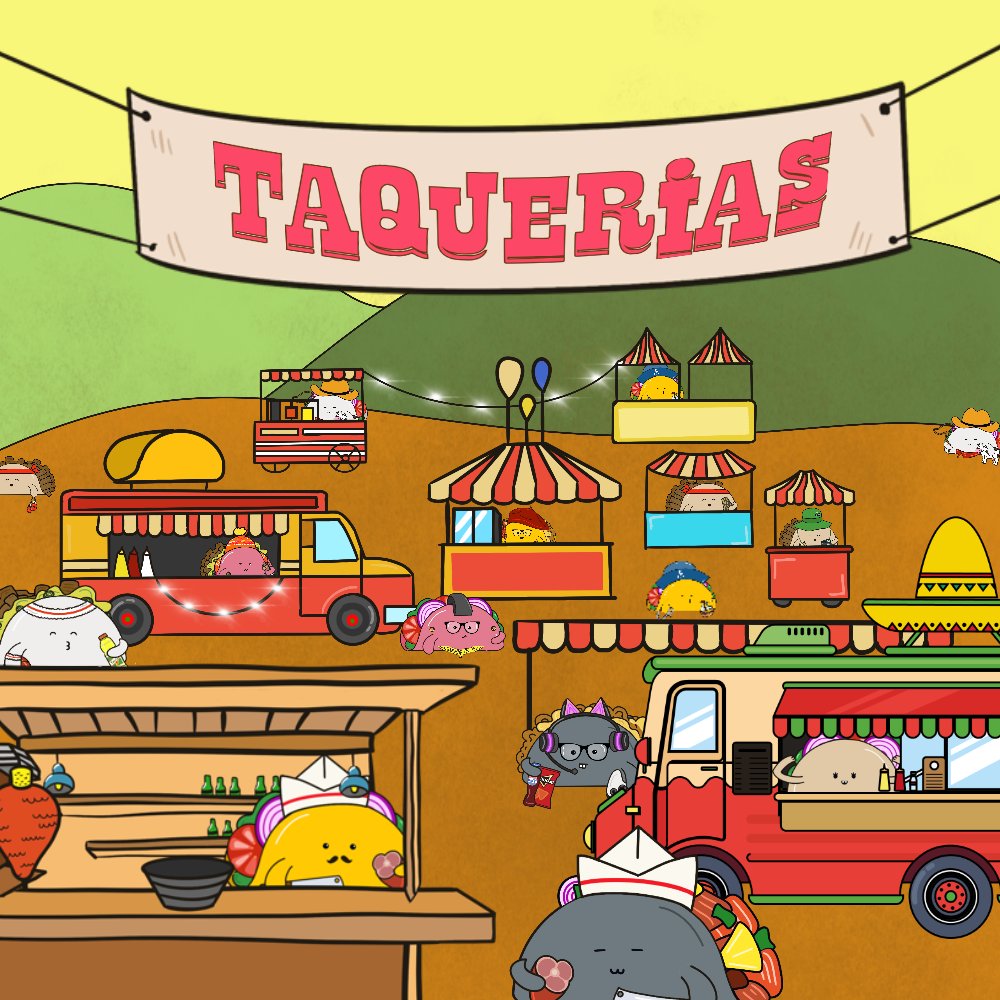 TacoverseNFTs's tweet photo. Good evening #NFTCommunity 🌟, everyday we are closer to open the guacamole portal to the TACOVERSE. 🥑🌮

Follow us and be ready to get your #NFTaco soon.

#NFTCollector #NFTdrop #NFTs #NFTart #TacoLover https://t.co/VKUc8LkG11