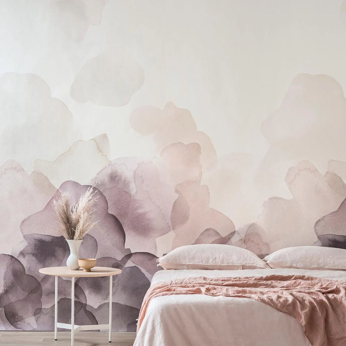 Earthy yet beautiful, strong yet delicate, Bloom is a perfect way to bring modern watercolor into your space.