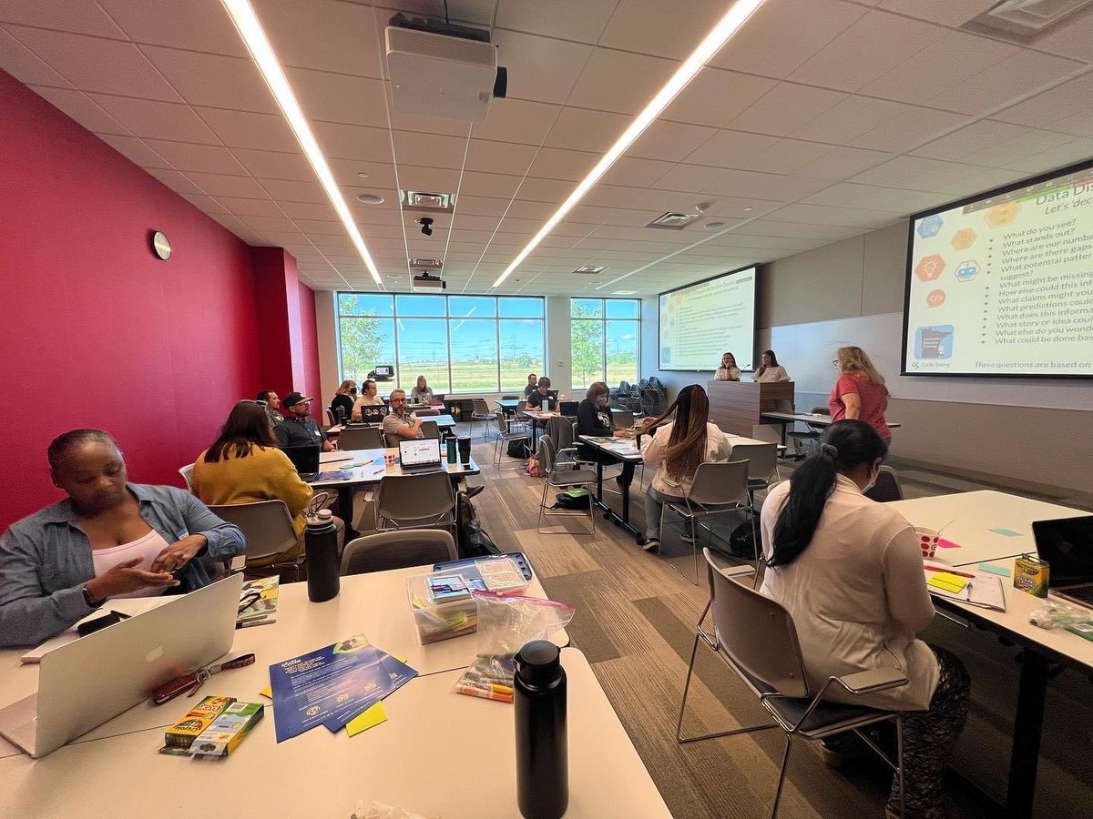 ashleyanntewes's tweet image. What an energizing kick-off to our @MNCodes Cohort year hosted at the beautiful Target North Campus! Can't wait to see what this group accomplishes this year in an effort to expand equitable and engaging CS Ed across our state. #csforall @CodeSavvyOrg @csteachersorg
