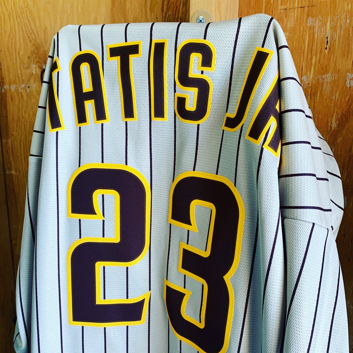 Hadn’t bought an <a href="/padres/">San Diego Padres</a> jersey Since 2005. Was so excited about Soto coming and Tatis getting healthy I got this yesterday… I let myself get excited just to be overwhelmingly disappointed by the Padres again. Guess I’ll get another jersey in 2039….#Tatisjr #fail