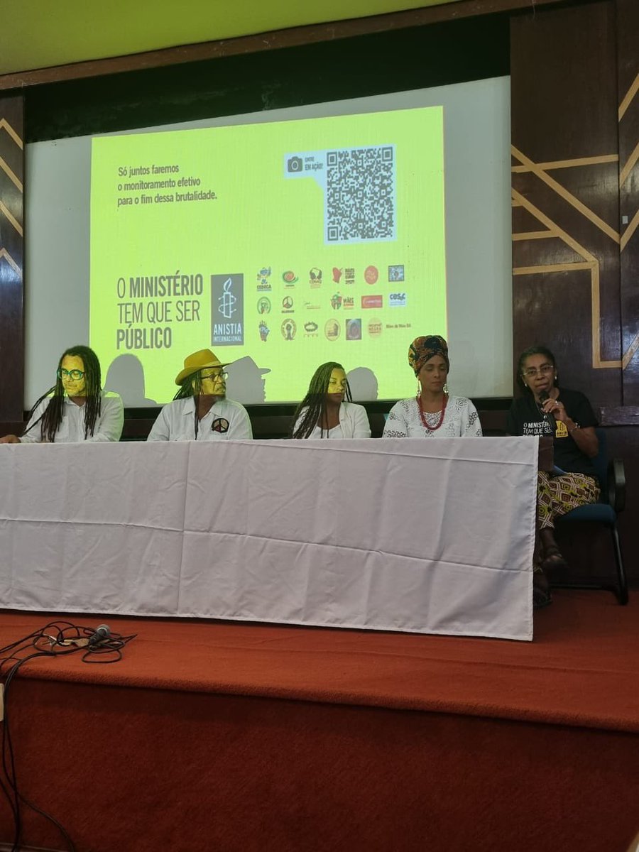 anistiabrasil's tweet photo. Iniciamos o debate agora com João Jorge do @OlodumOficial., a diretora executiva da @anistiabrasil, @juremawerneck; Luciene Santana da Iniciativa Negra por uma Nova Política sobre Drogas, Lívia Sant’Anna, Procuradora de Justiça do MP-BA; e Samuel Vida da UFBA.
#ControlaMP ✊ https://t.co/MeRSapD5sM