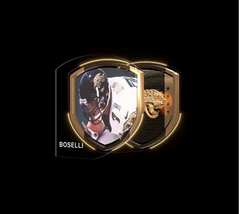 nbdigital3's tweet photo. Ripped my first LEGENDARY moment. The awesome @TonyBoselli #7 HOF enshrinement moment. @NFLALLDAY @dapperlabs @Jaguars

Check out my Moment! 🏈  #NFLALLDAY https://t.co/jdfafaldYX https://t.co/V6qI6Sww1X