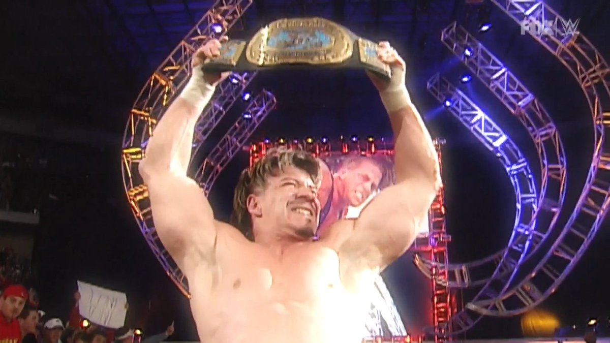 WWE's tweet photo. Who is your favorite #ICChampion of all time? #SmackDown https://t.co/bYpBPL6O9y