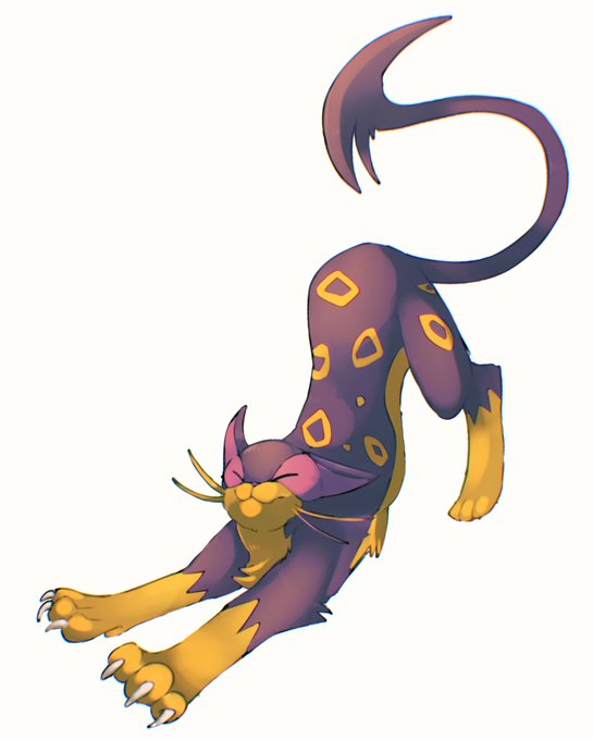 #ポケモン版深夜の真剣お絵描き60分一本勝負レパルダス 