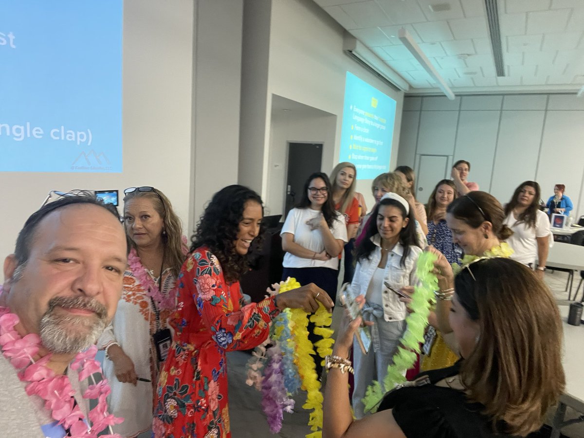 JMTechieMindset's tweet photo. Today’s bilingual training with @david_kauffman and was amazing! It was an eye-opener! #Katybilingual  @katyisd @KauffmanEdu thanks for what you do @lizaleegarza ! https://t.co/hQgGDRQA4i