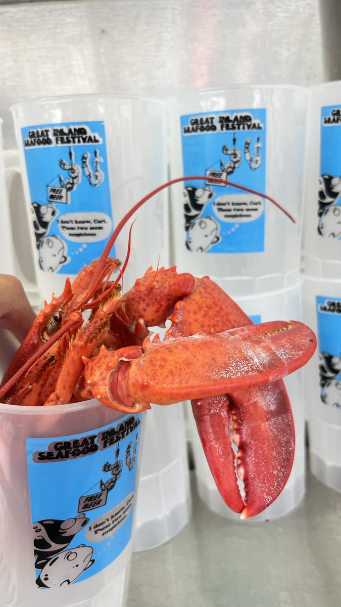 GreatInland's tweet photo. 🍻🦞 When your lobster fits perfectly in your beer stein, you know it’s a perfect match! https://t.co/TgkrffyfQs