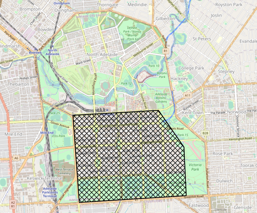 bowscovery's tweet photo. @InvasionEcology @PhnomTamao @UofA_SET @environmentinst "...developers started to destroy habitat within the sanctuary and succeeded in deforesting around 500 hectares of Tamao forest in a matter of days!"

I couldn't picture how large an area of 500 hectares (that's 5 km2) was ... it's roughly this much of Adelaide...WILD😓 https://t.co/lInuyIfLWG
