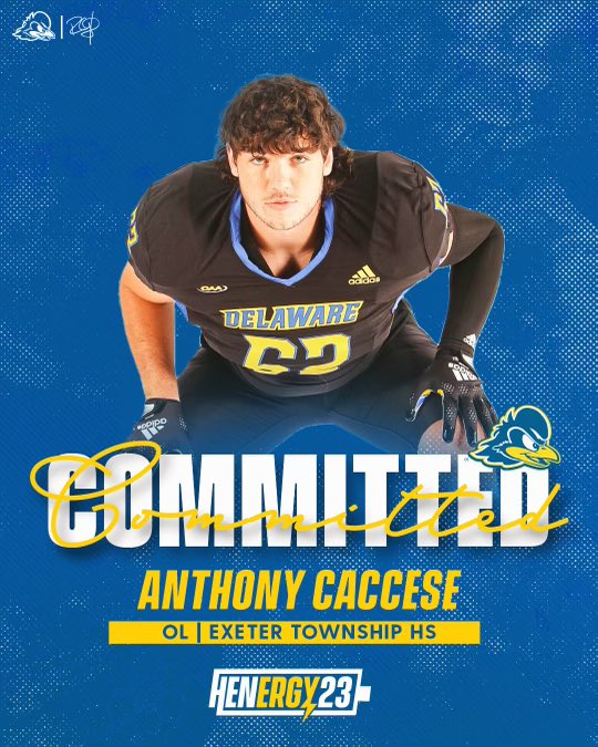 I’m super excited to announce that I am 110% committed to the University of Delaware❕I want to thank everyone who helped me get to where I am today. Go Hens❕🔵🐔  #BlueHens #Henergy23 <a href="/DelawareFB/">Delaware vs Louisiana Tech Live Stream</a> <a href="/CoachRogers57/">Coach Rogers</a> <a href="/ryancarty10/">Ryan Carty</a> <a href="/ExeterTwpFB/">EXeter Twp PA FB</a> <a href="/coachcurtis42/">Coach Curtis</a>