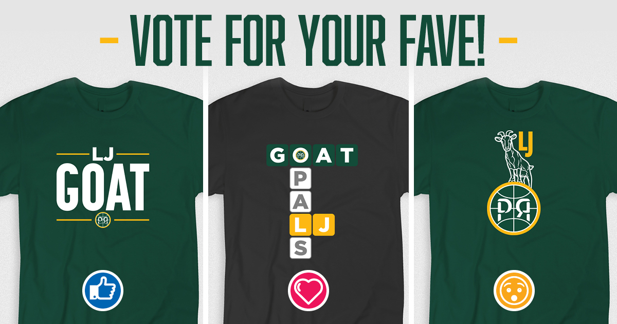 PickandRollAU's tweet photo. VOTE | The most popular LJ GOAT t-shirt design goes live on our shop tomorrow! Vote now π¦πΊππ
Shop: https://t.co/1xwjgy9VhU
#AussieHoops #GoatVote https://t.co/Hnn86FHp7A
