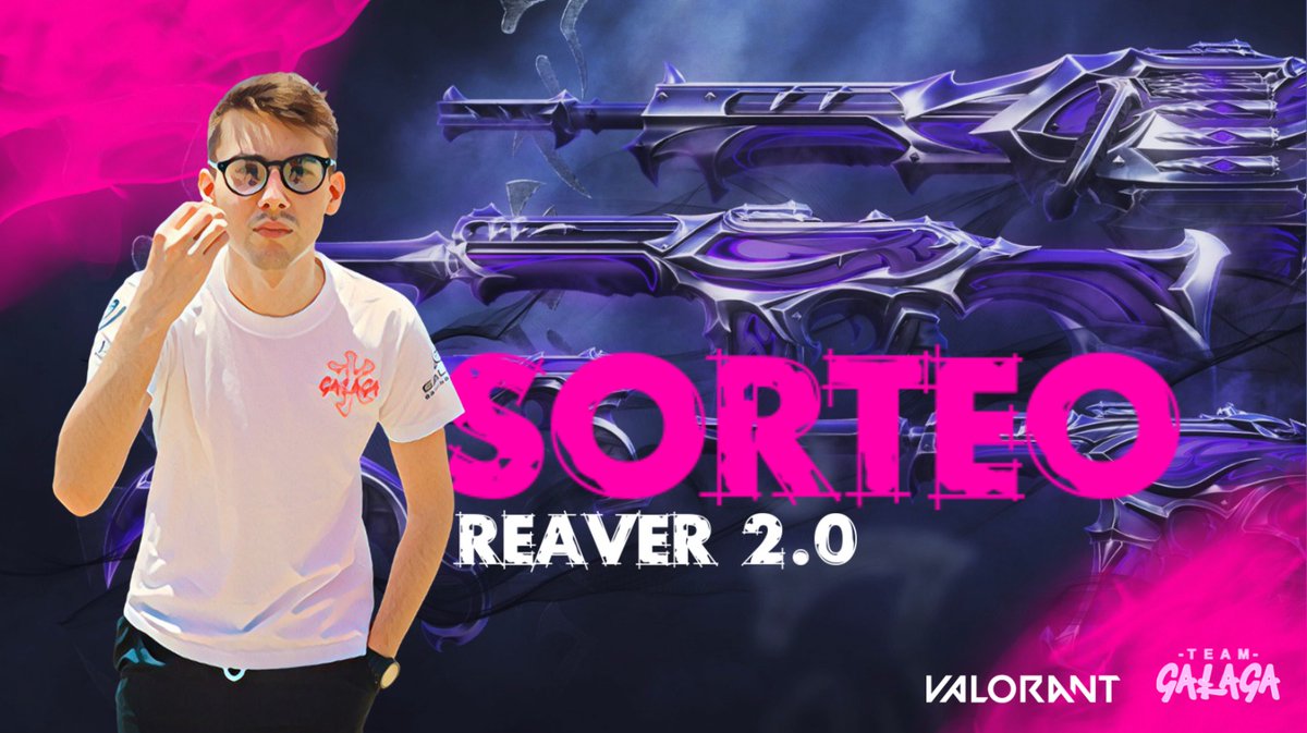 RAGAZZIII se viene GOD SORTEO del nuevo pack REAVER 2.0  🇪🇸 🇮🇹 🔫

Para participar hay que:

🔫Dar RT y me gusta
🔫Seguir a <a href="/TeamGalaga/">Team Galaga</a> y <a href="/ohFoitte/">FOITTE 🇮🇹🇪🇸</a> 
🔫Menciona a 2 amigos y comenta con🤌

Anunciaré el ganador el 22/08 a las 17:00(16:00 🇮🇨)

#goGalaga 🚀💜