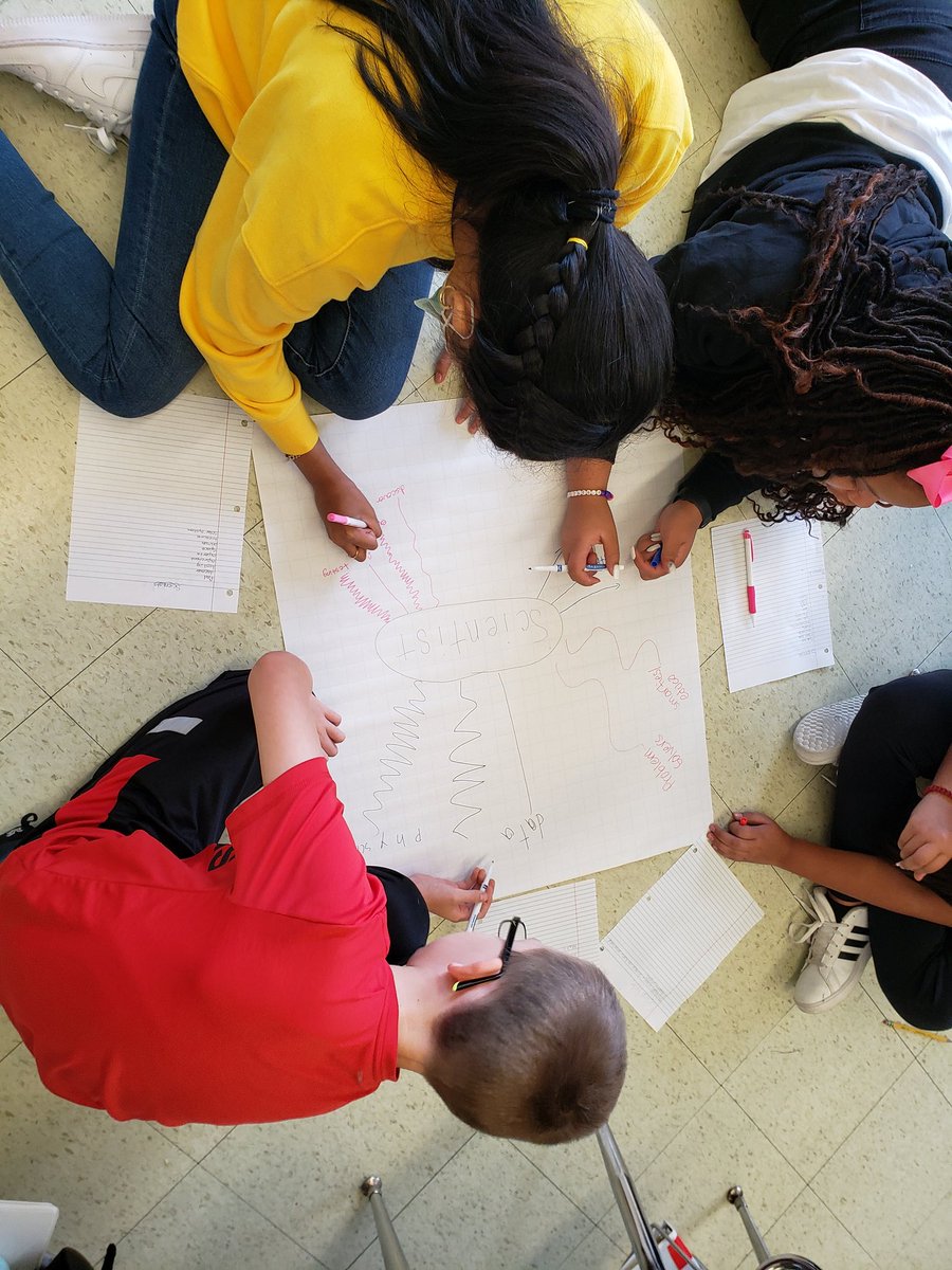 ibscience17's tweet photo. @jcibmiddle 6th grade scientists are: #IB_communicators #IB_knowledgeable
"What words could you associate w/the term Scientists?"
Ss learned #brainstorming is quick & messy, works best w/several people!
#ATL_skills
@JCIBSchool @lightseer @JEFCOED @LeslieCRichard2 https://t.co/GOtfIt2Bmj