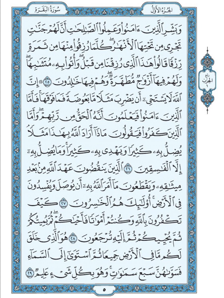 Holy_Quran4's tweet photo. صفحة من القرآن يومياً
كفيلة بأن تبعدك عن هجره 
واتكفل انا بتنزيلها يوميا إن شاء الله 
من الآية ٢٥ الى الآية ٢٩ من سورة البقرة https://t.co/R1BMfaR4BN