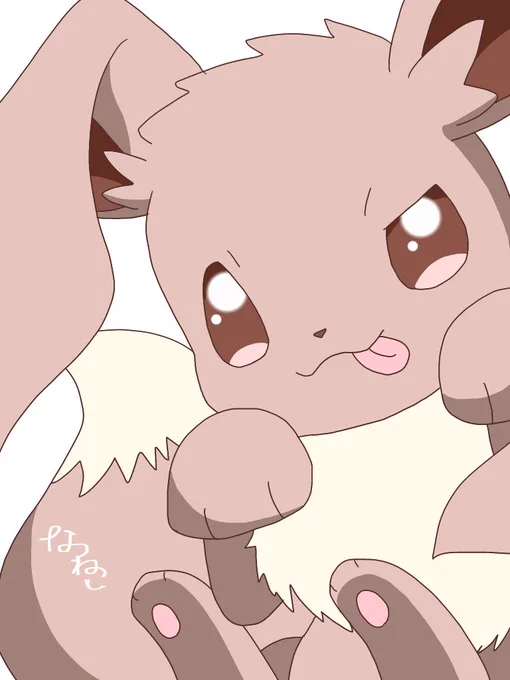 これは一年前の6月に描いた懐かしき垂れ耳ブイ。#イーブイ #ポケモンイラスト 