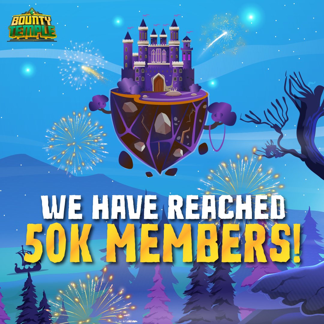 🎉 Celebrating our 50k milestone on Telegram 🥳
 
Come join our awesome cohort, we have lots of goodies and valuables ready to be uncovered 🥵💎 

It's a simple click on the link below and you're in 🪄🗿 

So, what are you waiting for 🎉

t.me/bountytemple
