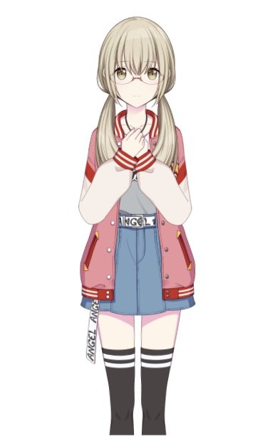 The first visually impaired character OTD is Kohane Azusawa from Project Sekai! She is canonically visually impaired and headcanoned as using she/they/heart (canon she/her)