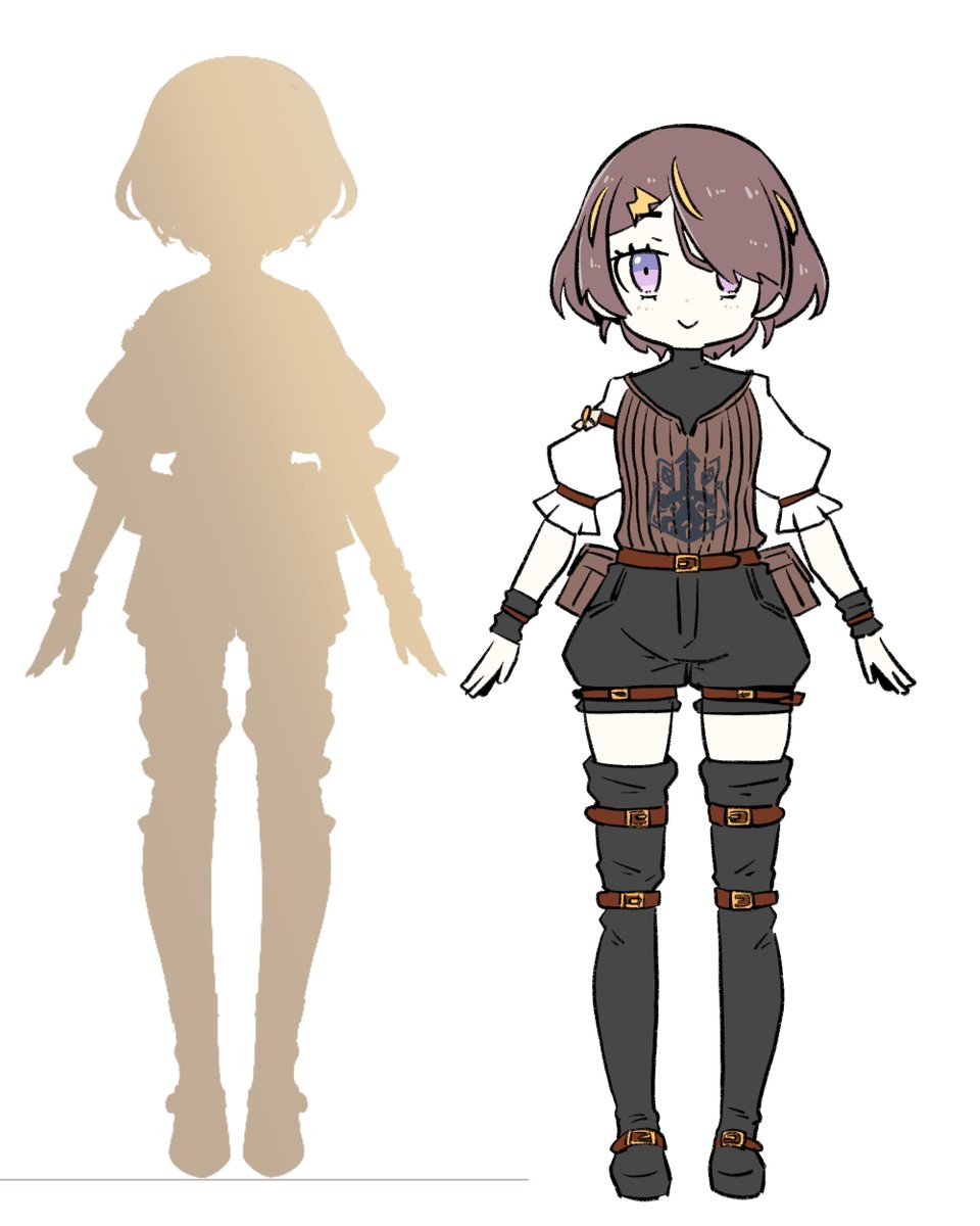 「#holoIDNewCostume #anyatelier冒険者風・・・? 」|honmirinのイラスト