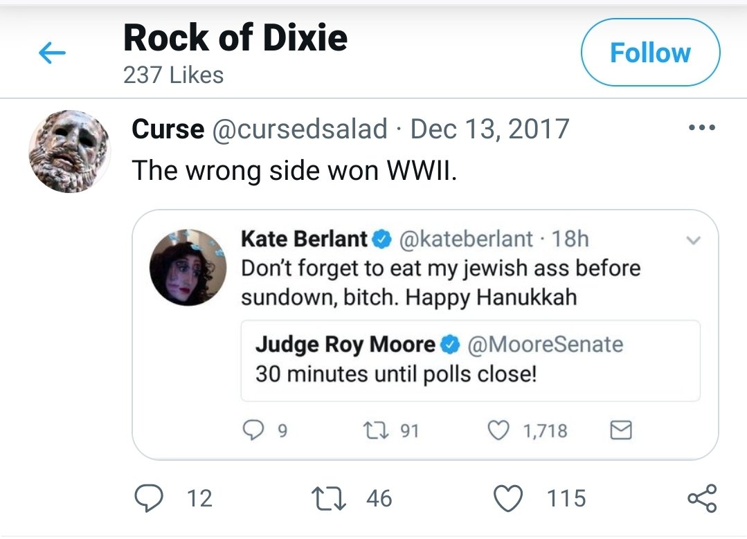 Oh hey, Marshall Clayton Rawson of Florida was a fan of the extremely antisemitic @cursedsalad account.

The same (now deactivated) cursedsalad account that was included in the Buffalo shooter's manifesto, to be clear.

Thread on Marshall and his wife Megan 👇 

CW// Antisemitism