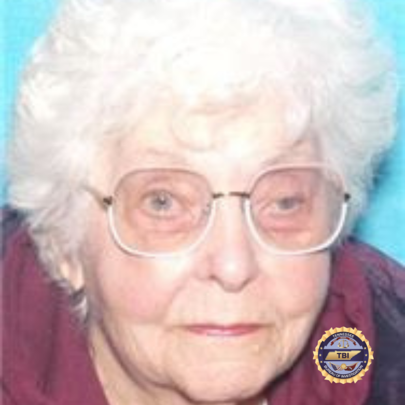 TBInvestigation's tweet photo. A #TNSilverAlert has been issued for 95yo Katherine Rinehart on behalf of @MEM_PoliceDept.

She was last seen wearing a white shirt w/multiple colors, red pants, black slip-on shoes &amp; may be in a black SUV w/Ohio tag.

Seen her? Call MPD at 901-636-4479 or TBI at 1-800-TBI-FIND. https://t.co/LIw91awm3g