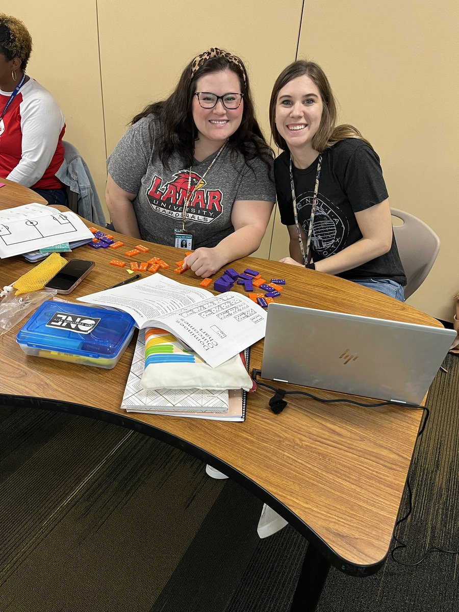 _mr_becerra's tweet photo. There’s nothing like seeing a smile appear on a teacher’s face while they learn. Teachers are ready to shine with small groups! 🌟🧮 #KatyISD #KatyIC #ElemCandI #CECheetahs #AllIn https://t.co/Iuvz21P4LY