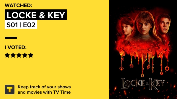 MeloAub427's tweet photo. I've just watched episode S01 | E02 of Locke &amp; Key! https://t.co/IxpeYJAkjq #tvtime https://t.co/iU6CbvDgfO